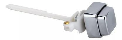 Boton Lateral Cuadrado Meer Palanca Descarga Wc Plateado - CNX - empaque