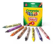 8 Crayones Jumbo Crayola Redondos Escolares Dibujo Colorear