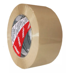 6 Pz Cinta Canela O Transparente Empaque Janel 100 48mmx150m