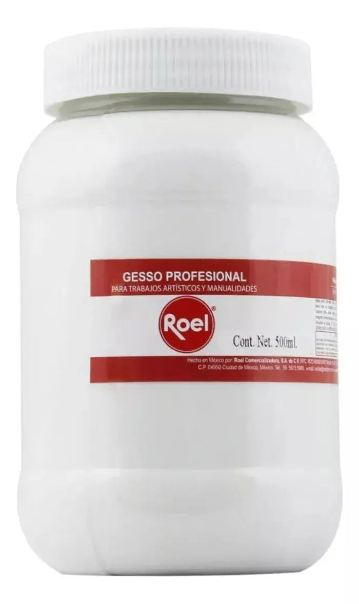 Gesso Blanco Profesional 500ml Roel Base Color - Marchante MX