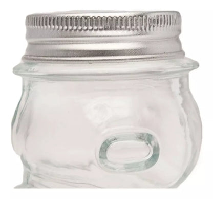 12p Frasco Vidrio Osito Dulcero Regalo Bautizo Recuerdo