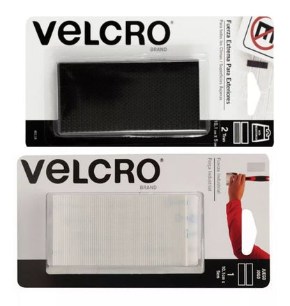 Set Tira Sujetadora Fijación Extrema Velcro Uso Rudo Blanca