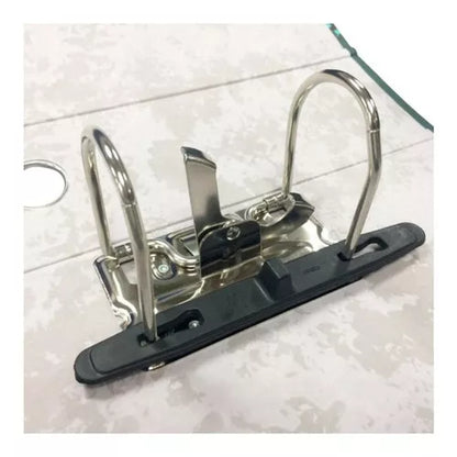 Carpeta Registrador Lefort Tamaño Oficio Verde Marmoleado