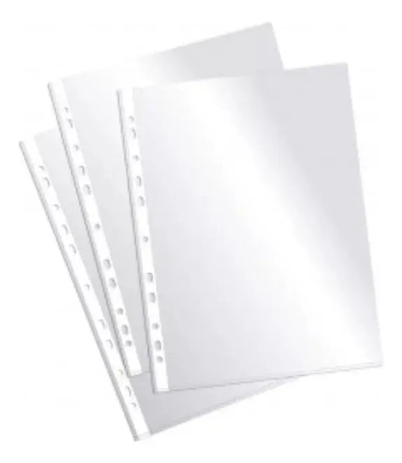 100 Protectores Hoja Carpeta Tamaño Carta Baco Economica - BACO