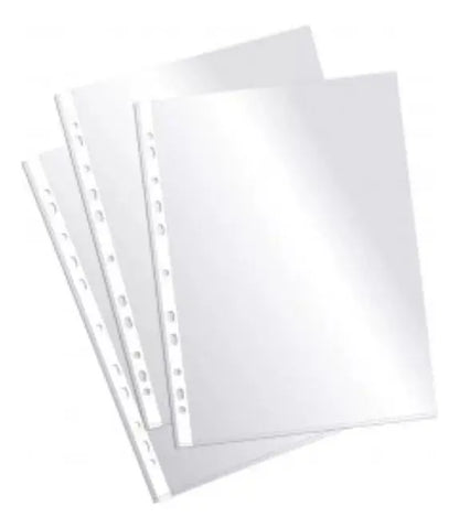 100 Protectores Hoja Carpeta Tamaño Carta Baco Economica - BACO