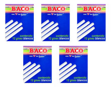 5 Cajas Gises Blancos Moldeados Baco 12 Piezas C/u
