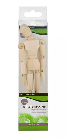 Maniquí Masculino Articulado Dibujo Arte Daler Rowney 20.3cm