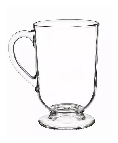 Set 6 Tazas Café Te Asa 300ml Vidrio Capuccino Latte - Marchante MX