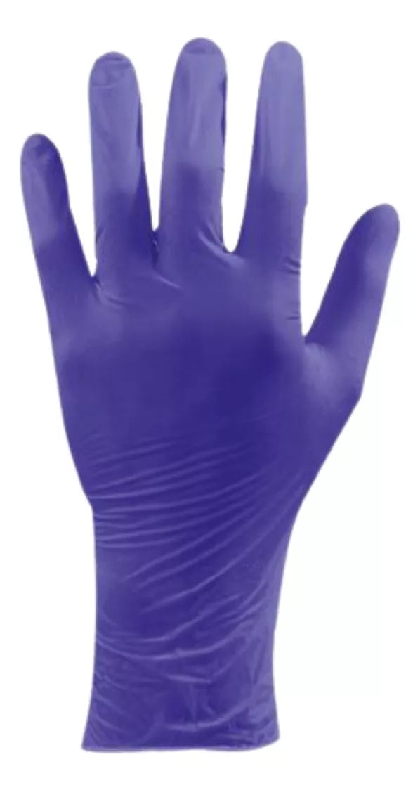 100 Guante Nitrilo Desechables Libre Latex No Esteril Alyger - Marchante MX