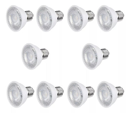 Foco LED Dicroico Aksi E27 55w 7w Luz Cálida 127v Paquete 10 piezas