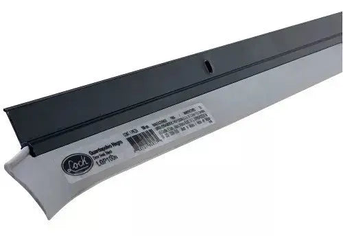 Guardapolvo Lock Acabado Negro 100 Cm Aluminio Goma Pvc - Lock