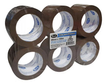 Pack 6 Cinta Empaque 278 Tuck 48mmx100m Canela 38 Micras