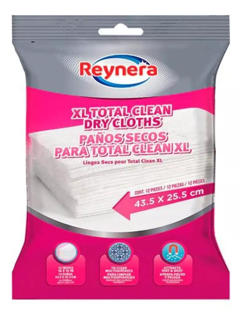 Repuesto De Toallas Secas Para Trapeador Total Clean Reynera