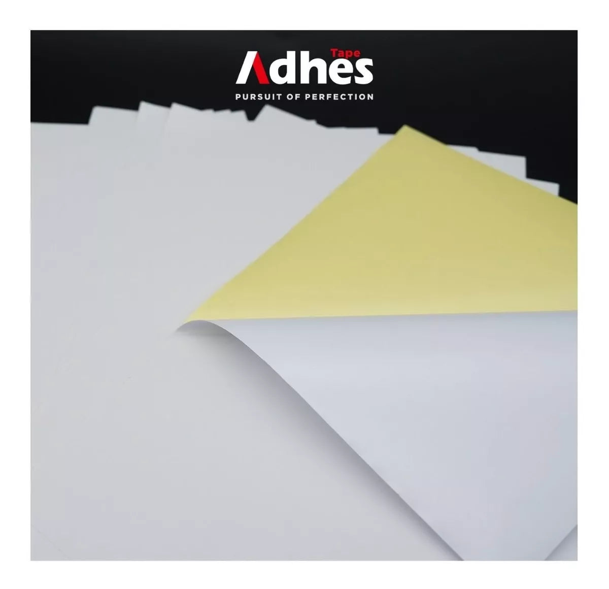 25 Hojas Papel Adhesivo Para Impresión Adhes Blanco Térmico
