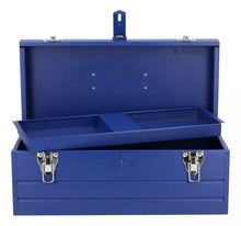 Caja Portaherramientas Metalica Foy Azul 16'' X 7'' X 6''