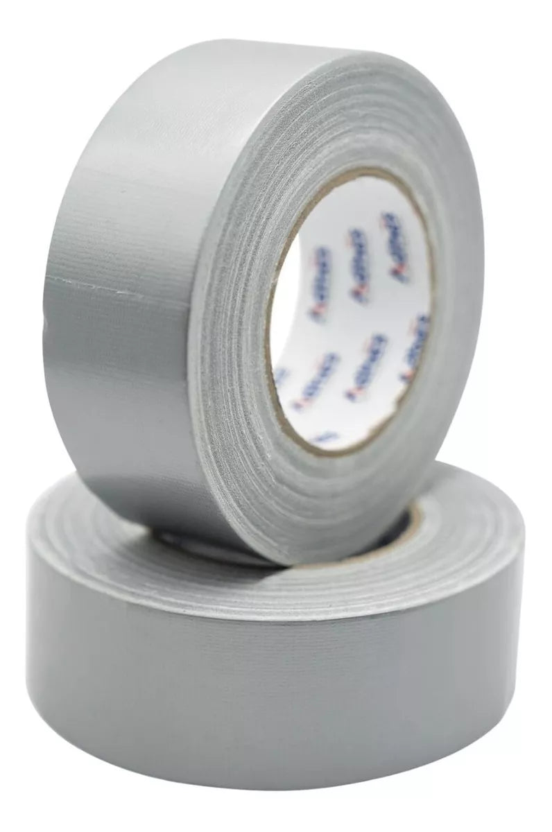 Cinta Americana Adhesiva Adhes Plata 50m Espesor 230