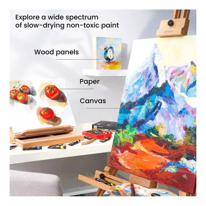 Set 24 Pinturas Oleo 12 Ml Colores Surtidos Arteza