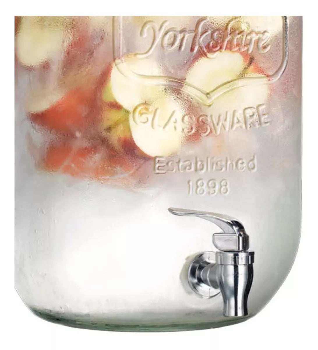 Tarro de albañil: Dispensador de bebidas 8 l Vitrolero Agua Vidrio