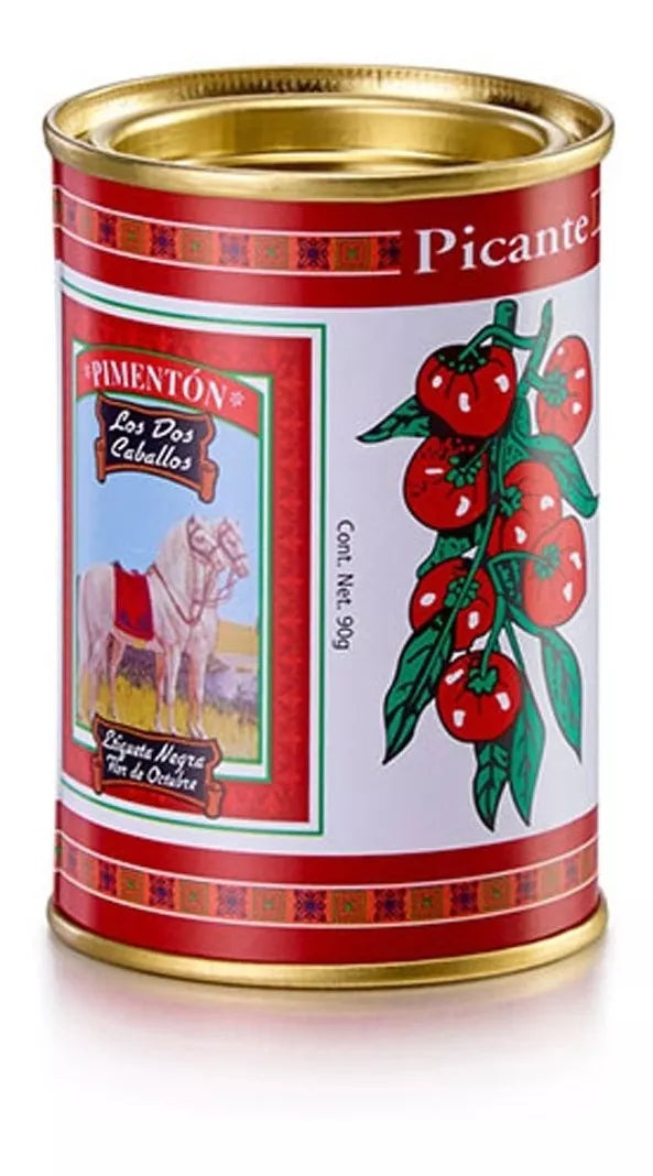 Pimentón Picante Puro Paprika Español Dos Caballos 90g