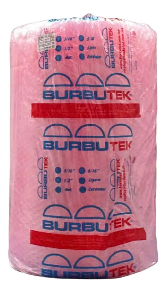 Rollo Poliburbuja Antiestatica Rosa 3/16 Burbutek 1.22x123m - Marchante MX