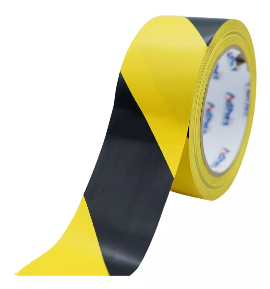 3pz Cinta Advertencia Marcaje Adhes Negro/amarillo Pvc 33m