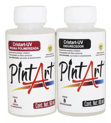 Resina Cristart Ultravioleta (a+b) Pintart 60ml Epoxica