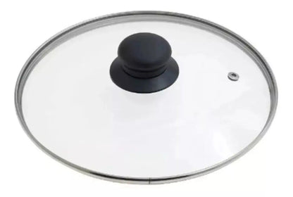 Tapa Cristal Templado Alpro Valvula Salida Vapor Cocina 32cm - Alpro - vista lateral