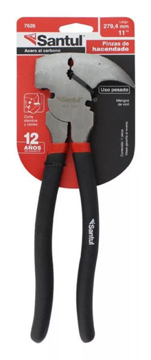 Pinza Profesional Hacendado Santul Acero Al Carbono Largo11