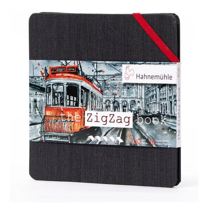Libro Acuarela Grano Fino Zigzag Hahnemühle 300g 14x14cm 18p