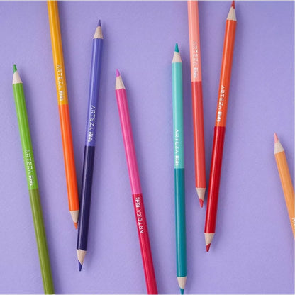50 Lapices Color Doble Punta 100 Colores Arteza Duales