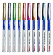 Set 10 Piezas Zebra Boligrafos Gel J-roller Brilliant Color
