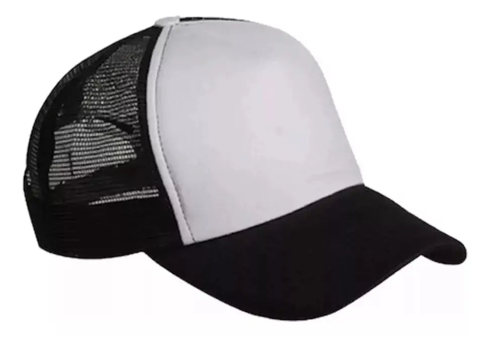 10 Pzas Gorra Sublimar Sublimacion Color Make Trucker Negro - Marchante MX