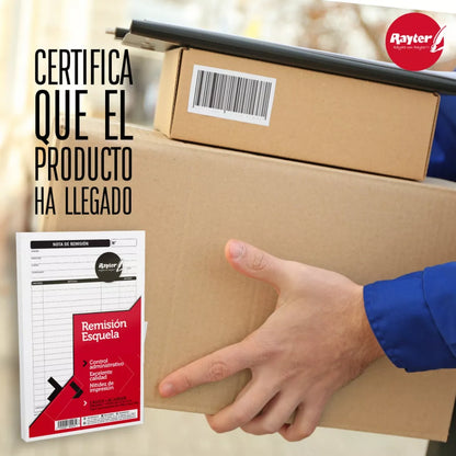 Notas Remisión Original Rayter Esquela 4 Blocks 45 Hojas C/u