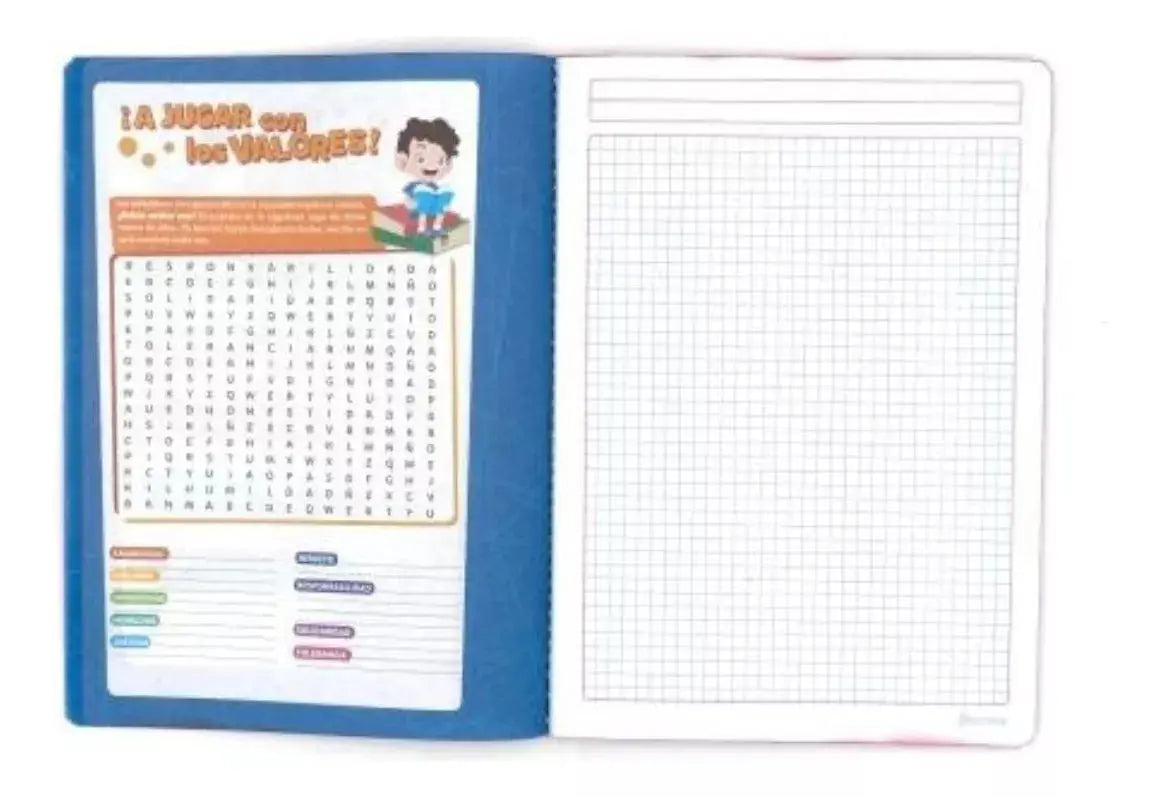 Cuaderno College 100 Hj Norma Color 360 Cosido Cuadro Chico - Marchante MX