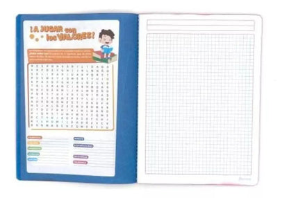 Cuaderno College 100 Hj Norma Color 360 Cosido Cuadro Chico - Marchante MX