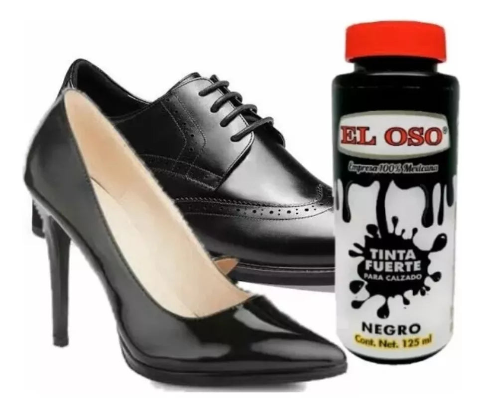 El Oso Tinta Para Pintar Zapatos Tinta Para Calzado Café De 250 ML