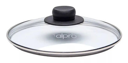 Tapa Cristal Templado Alpro Valvula Salida Vapor Cocina 26cm - Alpro - vista lateral