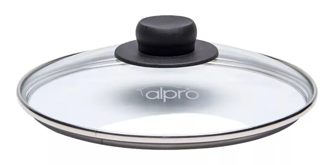 Tapa Cristal Templado Alpro Valvula Salida Vapor Cocina 32cm - Alpro - empaque