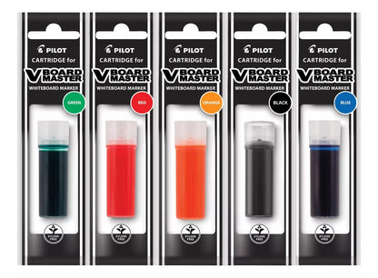 5 Cartuchos Repuestos Tinta Marcador Pizarron Pilot V Board