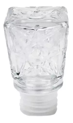 Juego 6 Licoreras Vidrio Cristal Agua Vino 250 Ml Diamante