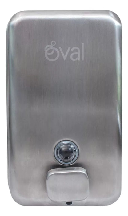 Jabonera Oval Acero Inoxidable Satinado 1 Litro Industrial