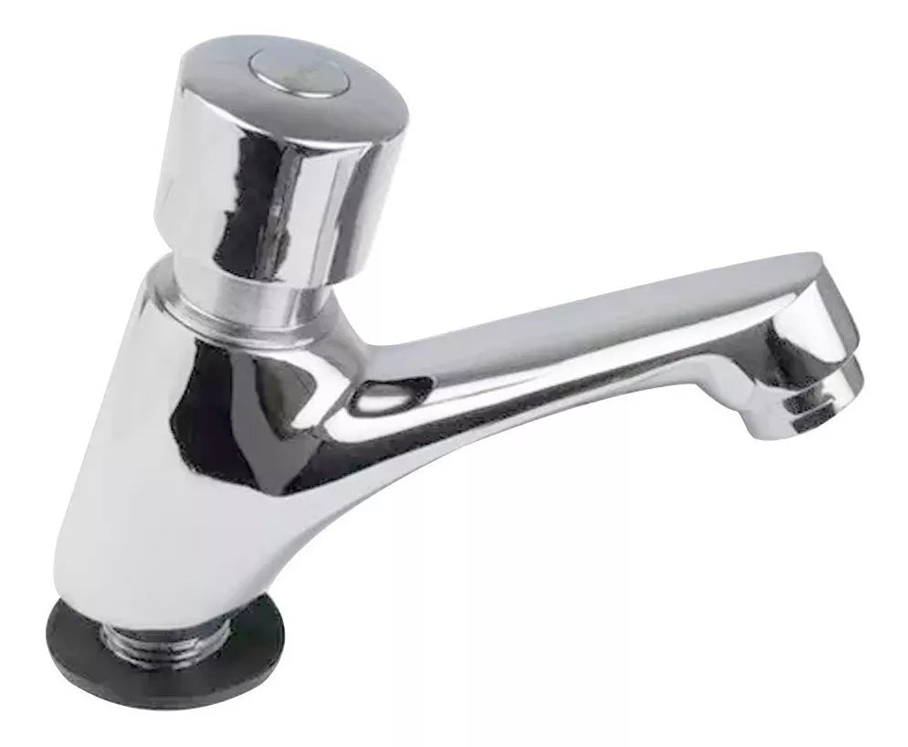 Llave Temporizadora Lavabo Meer Cromada Acero Inoxidable