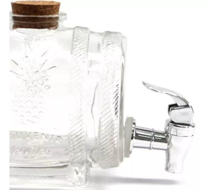 Dispensador Bebidas Barril Tequila Mezcal Vitrolero Vidrio