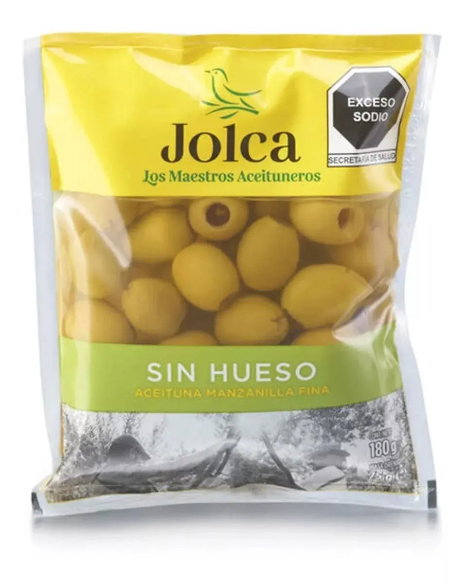 Aceituna Manzanilla Sin Hueso 180g - Cesarfer - vista lateral