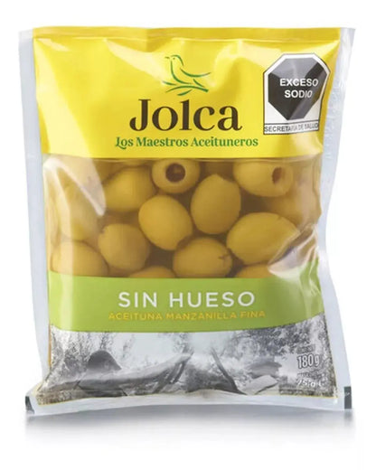 Aceituna Manzanilla Sin Hueso 180g - Cesarfer - vista lateral