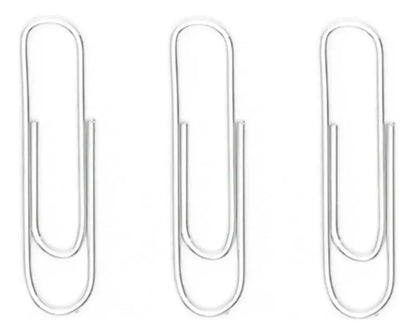 10 Cajas 100 Piezas C/u Clips Estandar Baco No.2 Inoxidable - BACO - detalle