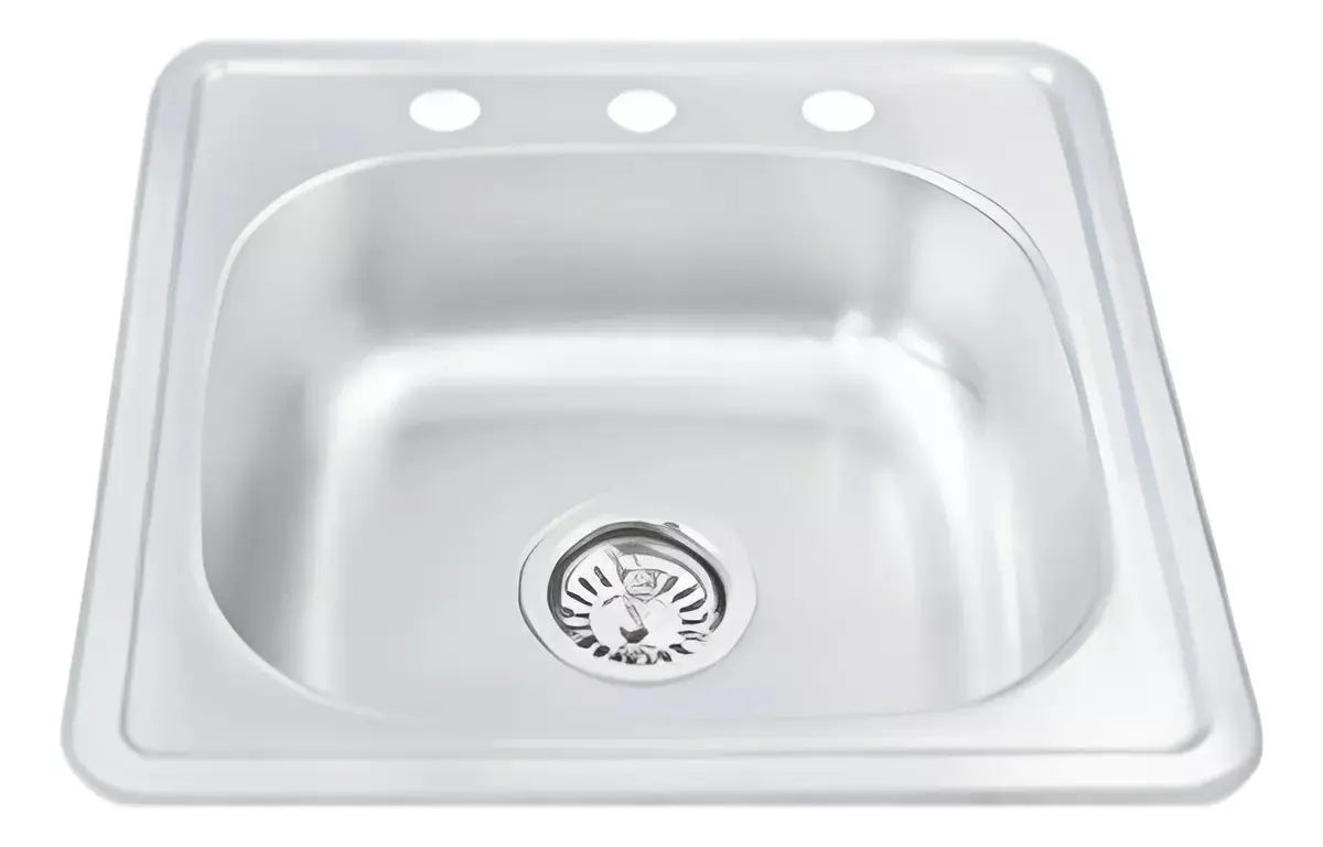 Tarja Sencilla Acero Meer Empotrar 48x48x15 Calibre 24 - CNX