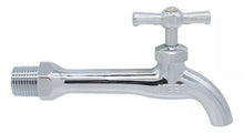 Llave Cromada Cnx Agua Fregadero Chapeton Color Plateado - roma - vista trasera