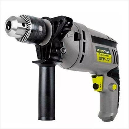 Rotomartillo Gris Aksi 1/2" 500W Profesional Concreto, Madera y Metal