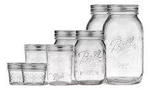 Set 8pz Mason Jars Ball Boca Regular 4 Tamaños